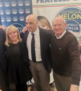 Marina Chiarelli, il sen. Gaetano Nastri e Michele Ragno